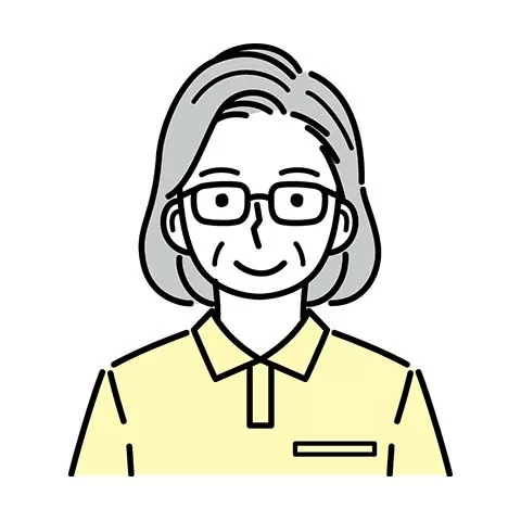 臨海斎場で故人を見守る眼鏡の女性係員と大田区 葬儀を案内する大田区葬儀相談室