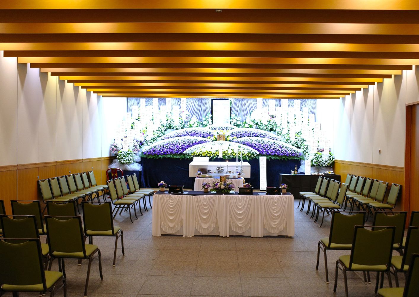 大田区の大田区葬儀相談室の祭壇